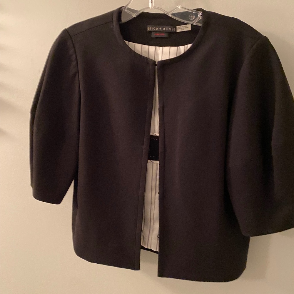 Alice + Olivia Black Blazer